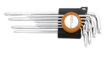 JEUX DE CLÉS MÂLES TORX EXTRA LONGUE